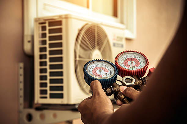 Professional Hvac Maintenance technician working in Madison, CT